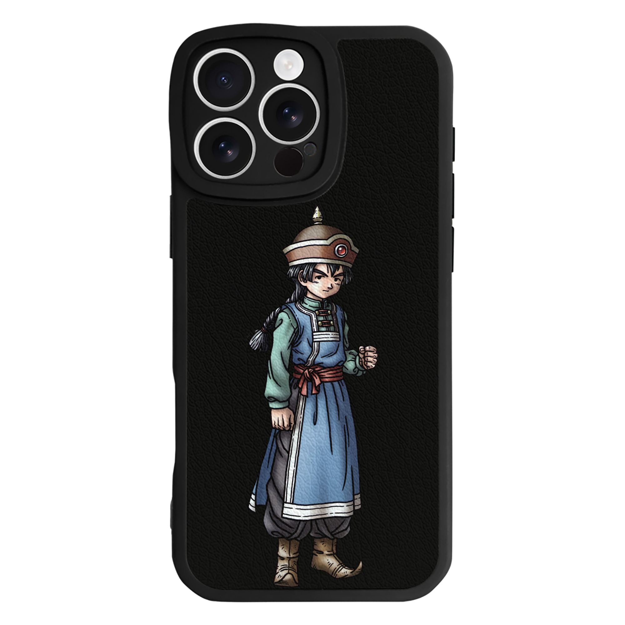 （画像用） ドラゴンクエスト Doragon Kuesuto Dragon Quest 【iPhone 16シリーズ対応】シリコンスマホケース（レザー調） 材質：シリコン